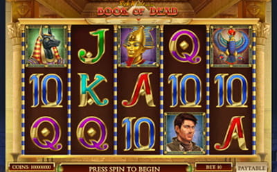 Der Book of Dead Online Slot von Play'n GO im Vulkan Vegas.