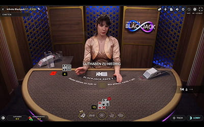 Infinite Blackjack beim Unibet Live Casino