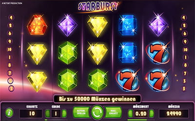 Der Slot Starburst.