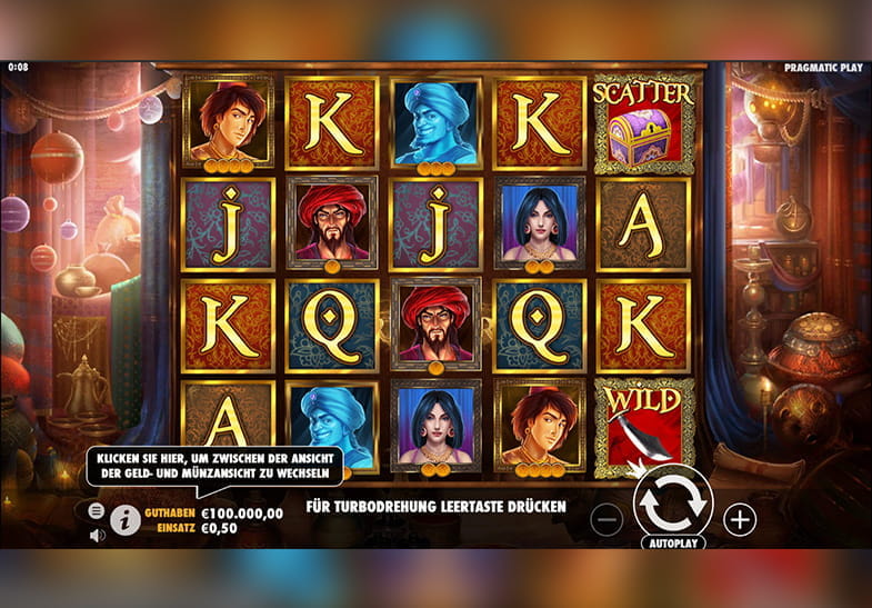 Aladdin's Treasure Slot von Pragmatic