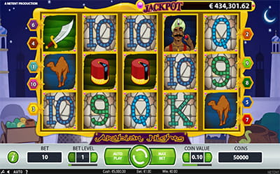 Arabian Nights im Justbit Online Casino.