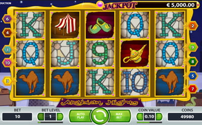 Arabian Nights Slot Mobile von NetEnt.