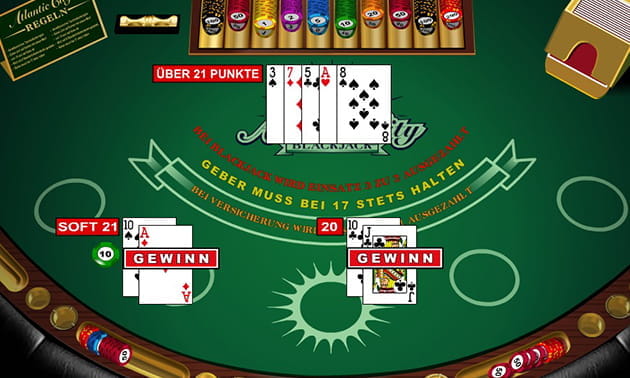 Die Spielweise von Atlantic City Blackjack