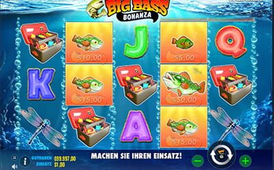 Big Bass Bonanza in der Online Spielbank JackpotPiraten.
