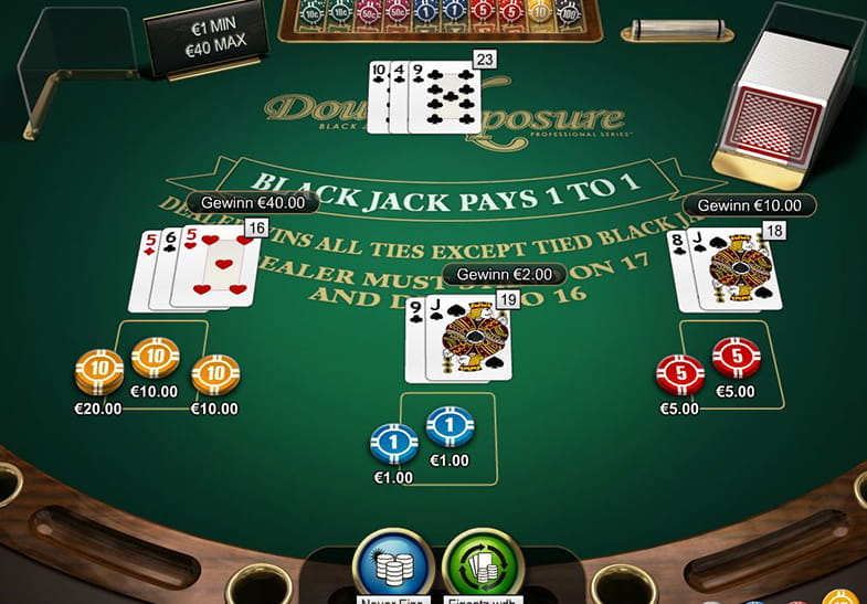 Probiert gleich einmal Blackjack Double Exposure mit unserem kostenlosen Demo aus und testet das Gameplay