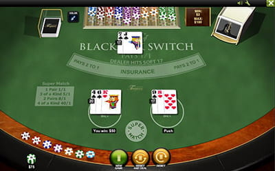 Blackjack Switch von Playtech