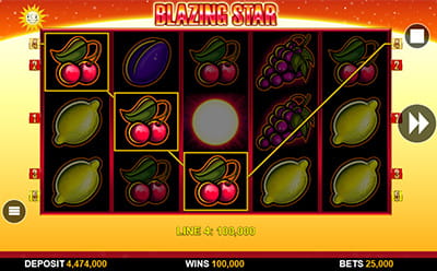 Blazing Star Slot Gamble Funktion