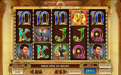 Book of Dead in der Lord Lucky Online Spielhalle