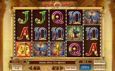 Book of Dead in der NetBet Online Spielhalle.