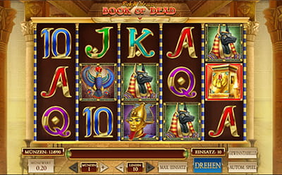 Book of Dead in der Tigerspin Online Spielothek.