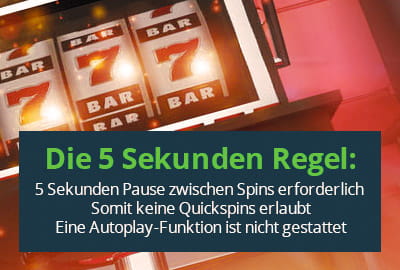 Die 5 Sekunden Regelung für Online Slots