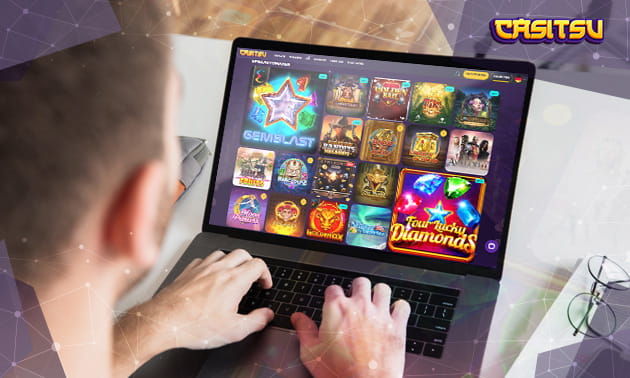 Das Casitsu hält vielerlei Casino Spiele, darunter Online Slots, für euch bereit.