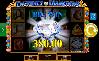 Da Vinci Diamonds Freispiele Gewinne