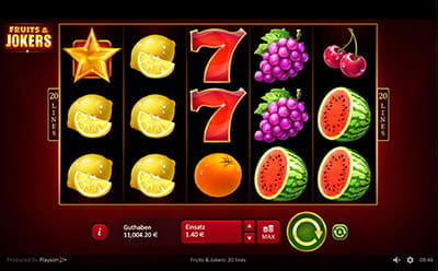 Fruits and Joker im Dingo Casino spielen