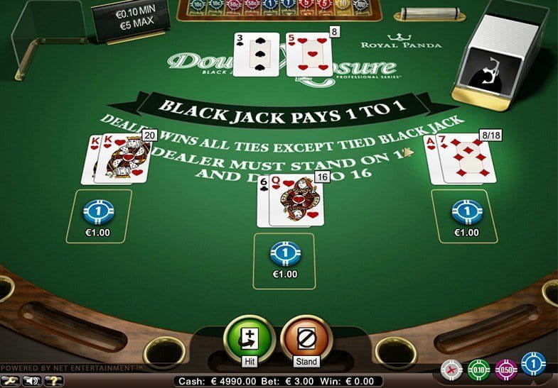 Double Exposure Blackjack Pro Spiel