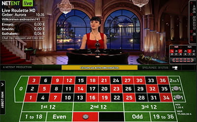 Bei DrückGlück könnt ihr, an den NetEnt Tischen, teilweise mit sehr hohen Einsätzen Roulette spielen.