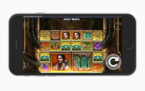 Ecuador Gold Slot in der Web-App von Dunder auf iPhone