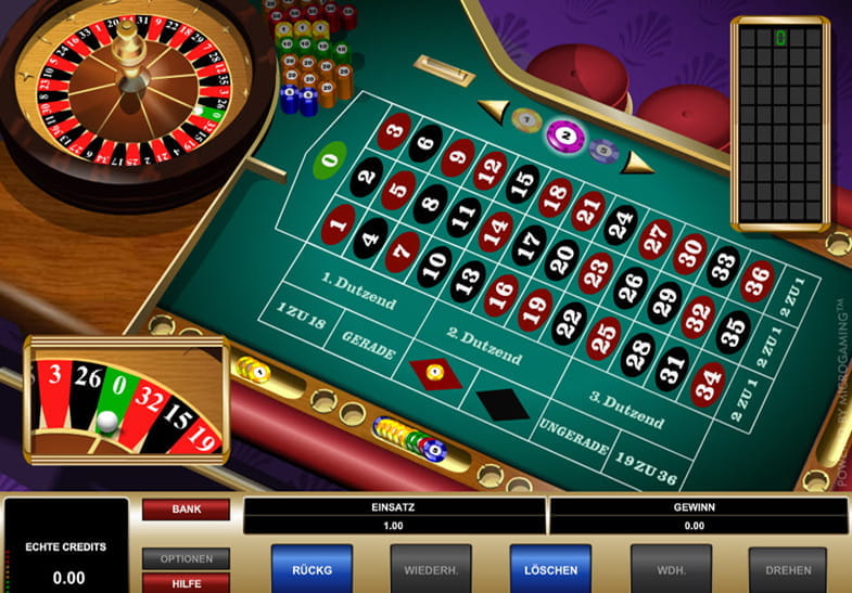 Europäisches Roulette gratis online testen