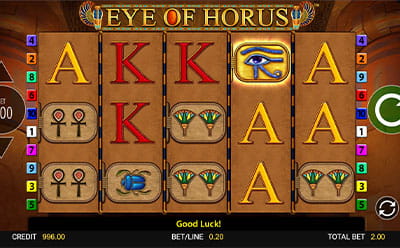 Eye of Horus Multi in der BingBong Online Spielothek