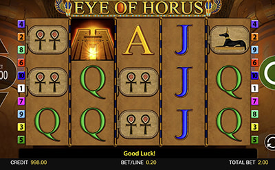 Eye of Horus in der Luna Slots Online Spielhalle