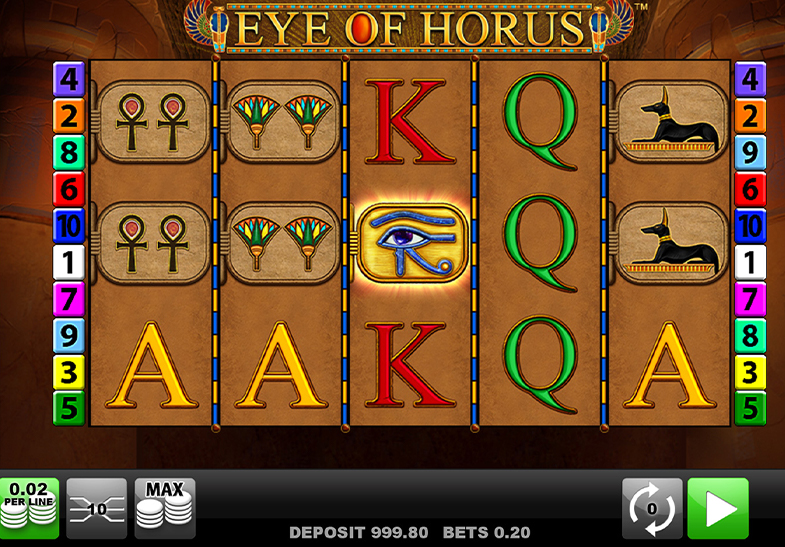 Eye of Horus online kostenlos spielen