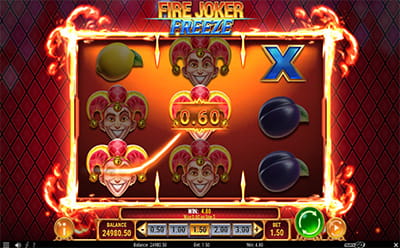 Fire Joker Freeze Slot Bonusspiel