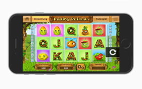 Fruity Friends Slot beim mobile MrPlay auf iphone