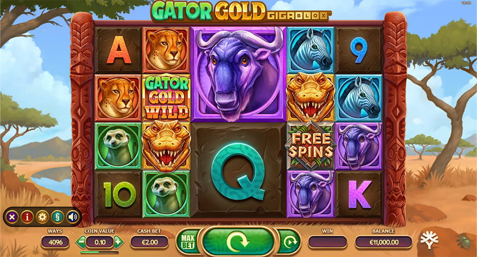 Gator Gold GigaBlox online kostenlos spielen