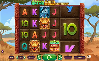 Gator Gold GigaBlox Slot Mobile