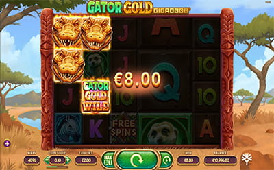 Gator Gold GigaBlox Slot Multiplikatoren