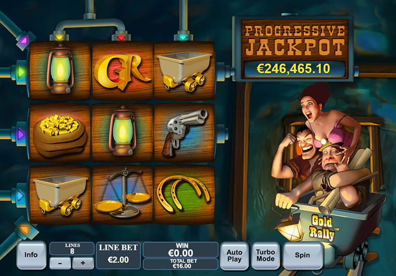 Kostenlose Demo Version des Gold Rally Slots von Playtech