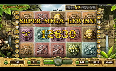 Mega Gewinn bei dem Gonzo’s Quest Slot