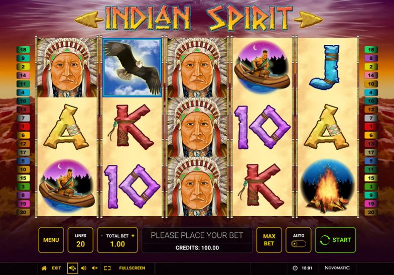 Indian Spirit online kostenlos spielen