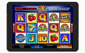 Jackpots in a Flash Casino auf dem iPad