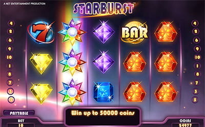Der beliebte NetEnt Slot Starburst