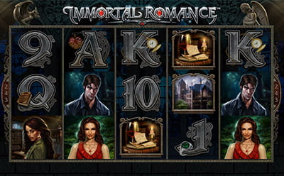 Der Immortal Romance Slot von Microgaming.