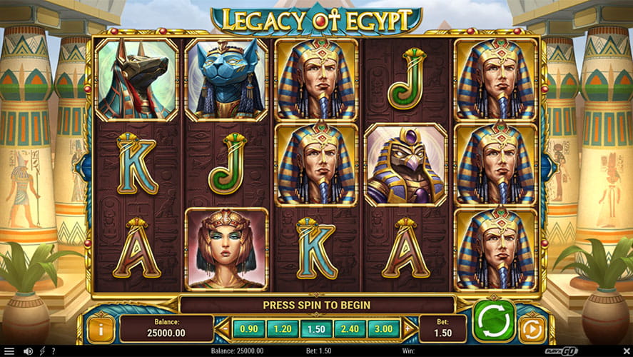 Legacy of Egypt online kostenlos spielen