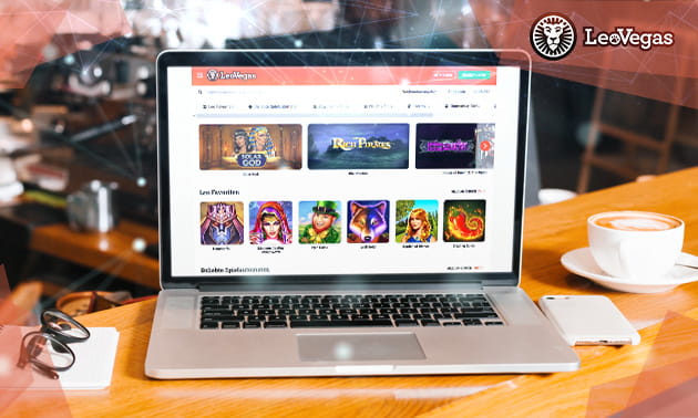 Überblick über die LeoVegas Online Spielhalle.