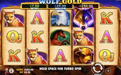 Wolf Gold bei LuckyNiki spielen
