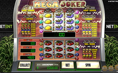 Mega Joker Slot Bonusspiel