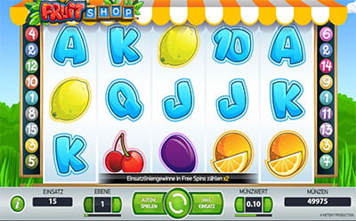 Der Fruit Shop Slot von NetEnt.