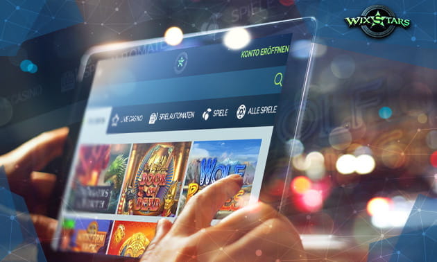 Mit Handy und Tablet im Wixstars Casino spielen