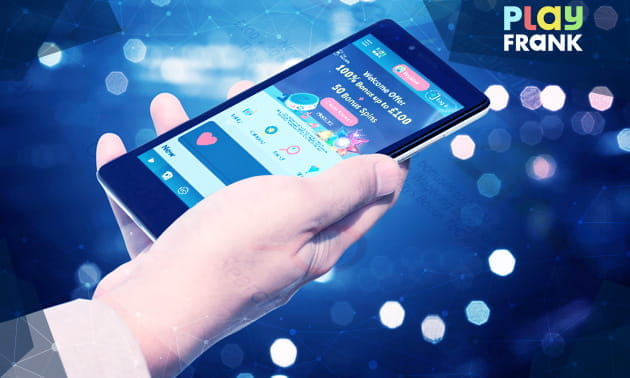 Die mobile Webseite für Handy und Tablets des PlayFrank Casinos