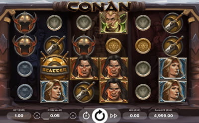 Wild und kämpferisch geht es im Conan Video Slot zu!