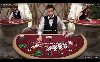 Die Blackjack Tische im mr.play Live Casino sind meist gut besucht.