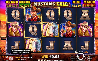 Mustang Gold in der DrückGlück Online Spielhalle