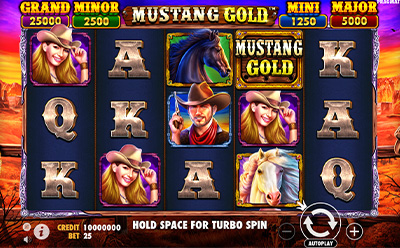 Mustang Gold in der Wunderino Online Spielhalle