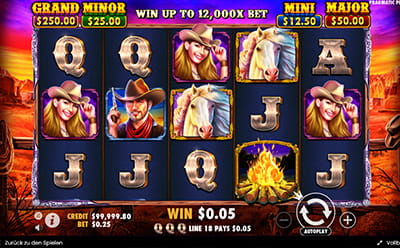 Mustang Gold im PlayJango Online
Casino.