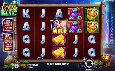 Der Empty the Bank Slot im Nine Casino.