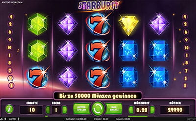 Der Automatenklassiker Starburst.